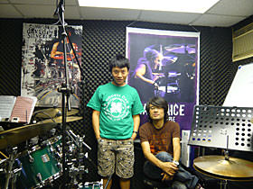 Sau(left) and me(right)